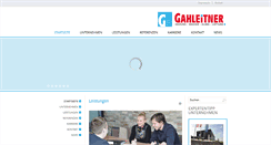 Desktop Screenshot of gahleitner.com
