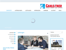 Tablet Screenshot of gahleitner.com